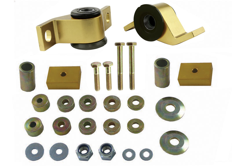 Set bucse brat suspensie inferior spate interior (decalaj dublu) Whiteline pentru Subaru Impreza - KCA362