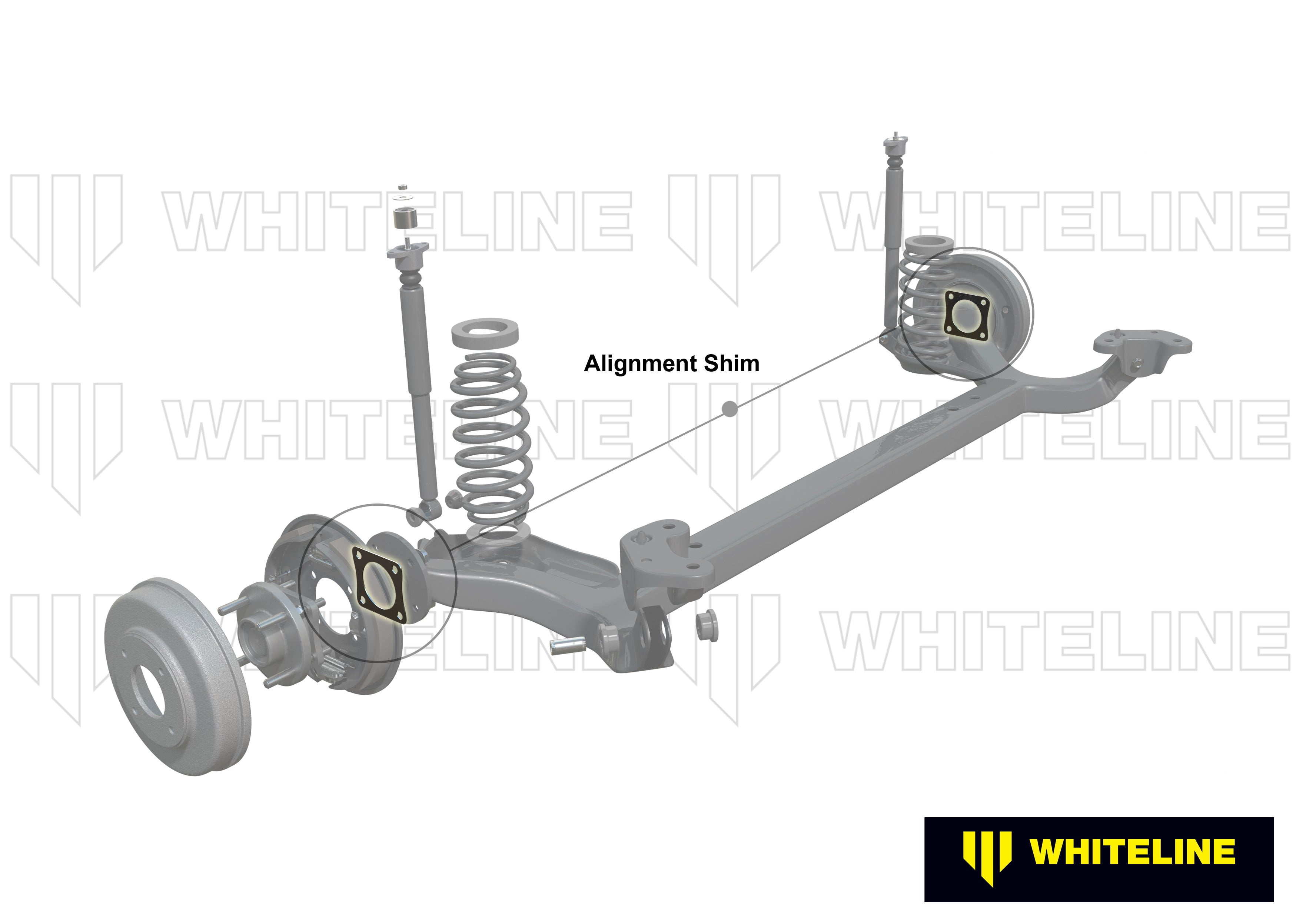 Kit corectie geometrie camber / toe Whiteline pentru Opel Astra - KCA383