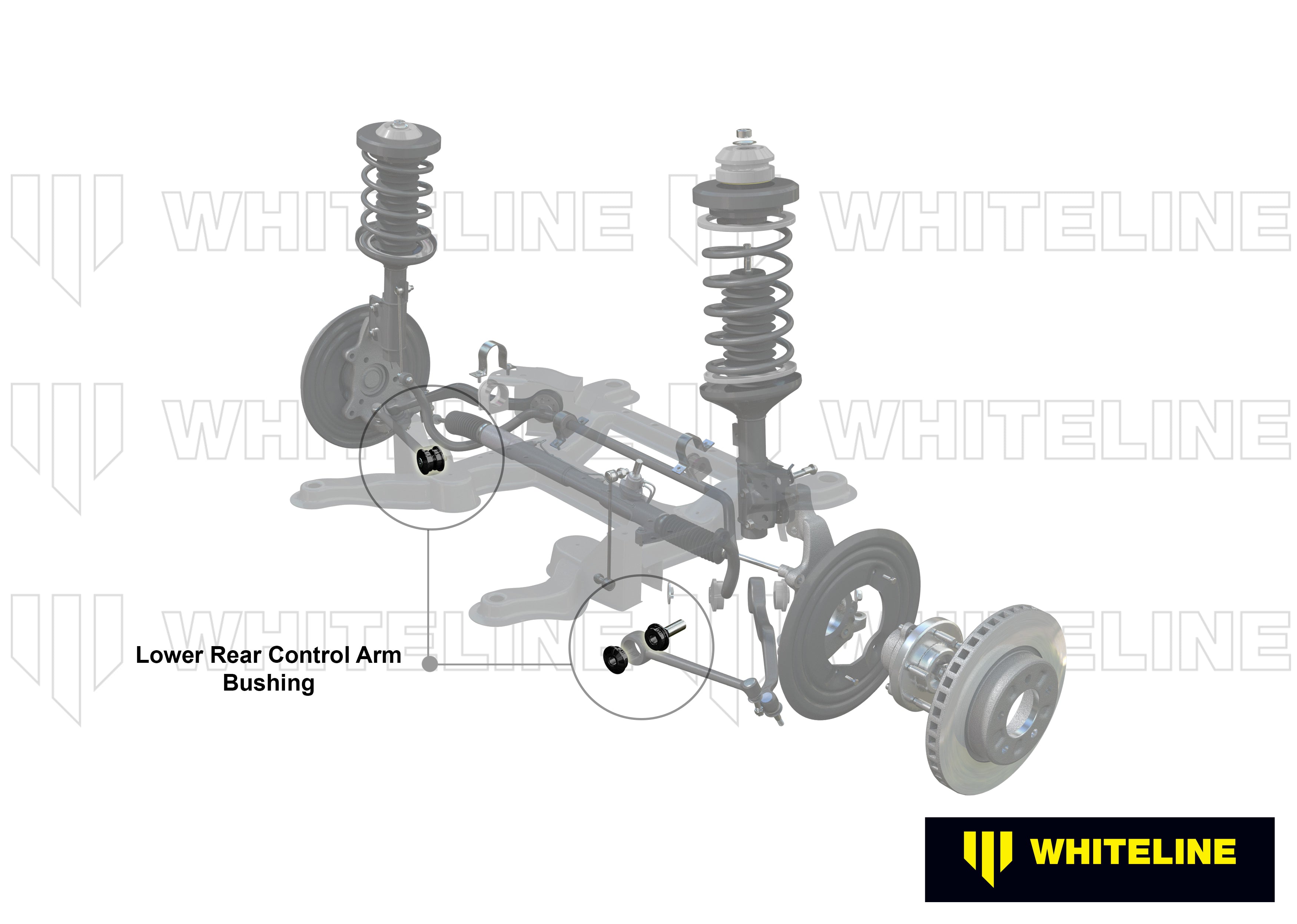 Set bucsi brat suspensie inferior double offset Whiteline pentru Bmw 1 - KCA431