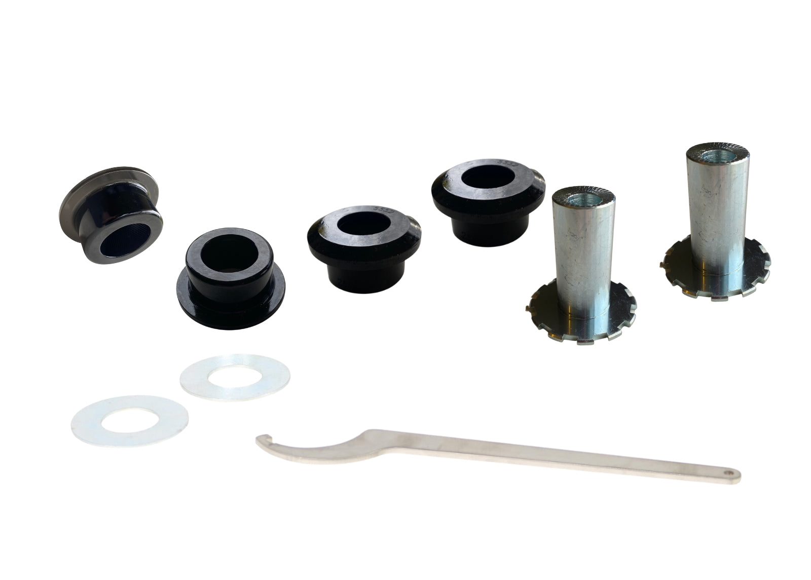 Set bucse brat suspensie inferior fata interior (decalaj dublu) Whiteline pentru Audi A3 / Seat Leon / Skoda Octavia / Vw Caddy - KCA539