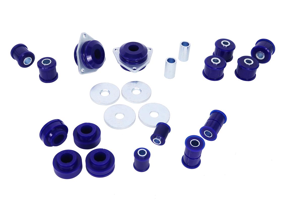 Set bucse brat tensiune si bara panhard SuperPro pentru Land Rover Defender - KIT043BK