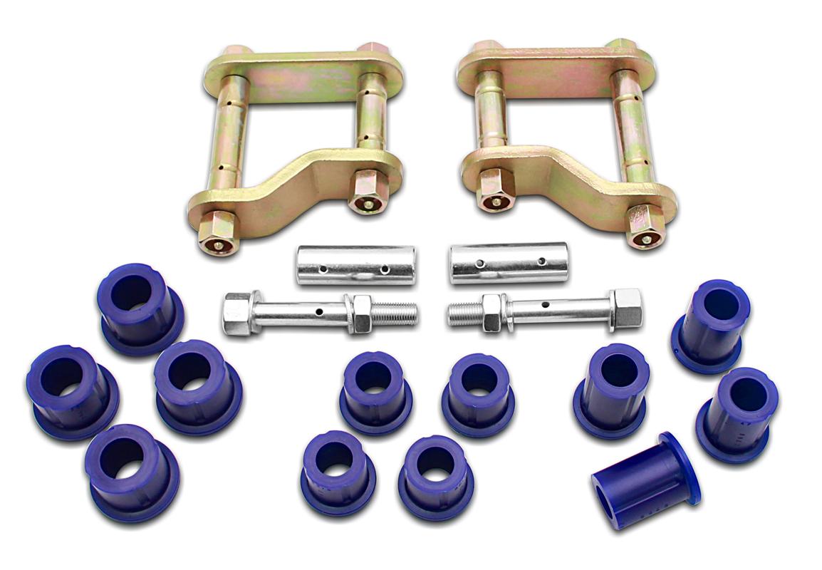 Set cercei arc lamelar cu gresor si bucse SuperPro pentru Nissan Navara - KIT141SK