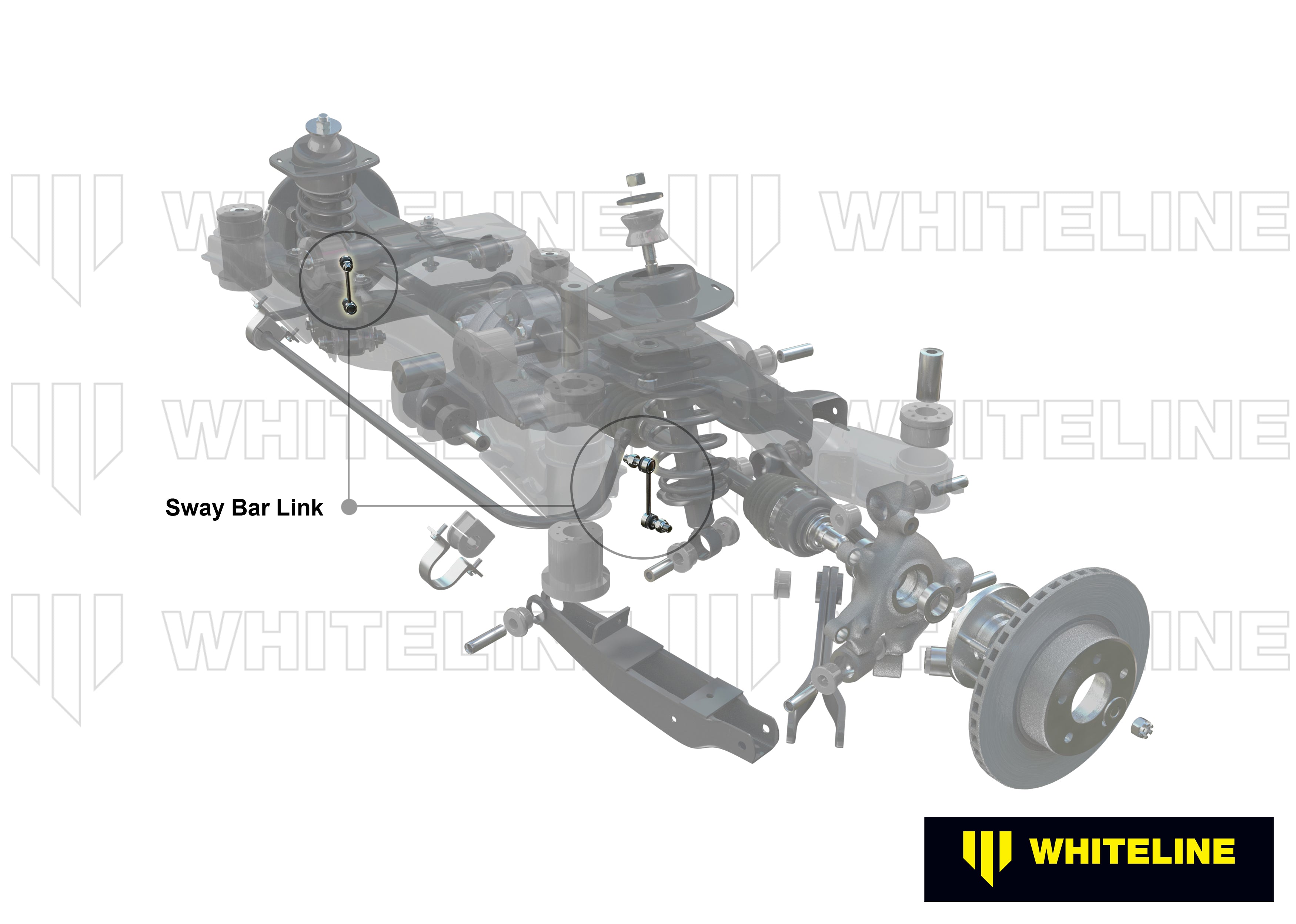 Set bielete antiruliu Whiteline pentru BMW Seria 2 - KLC233