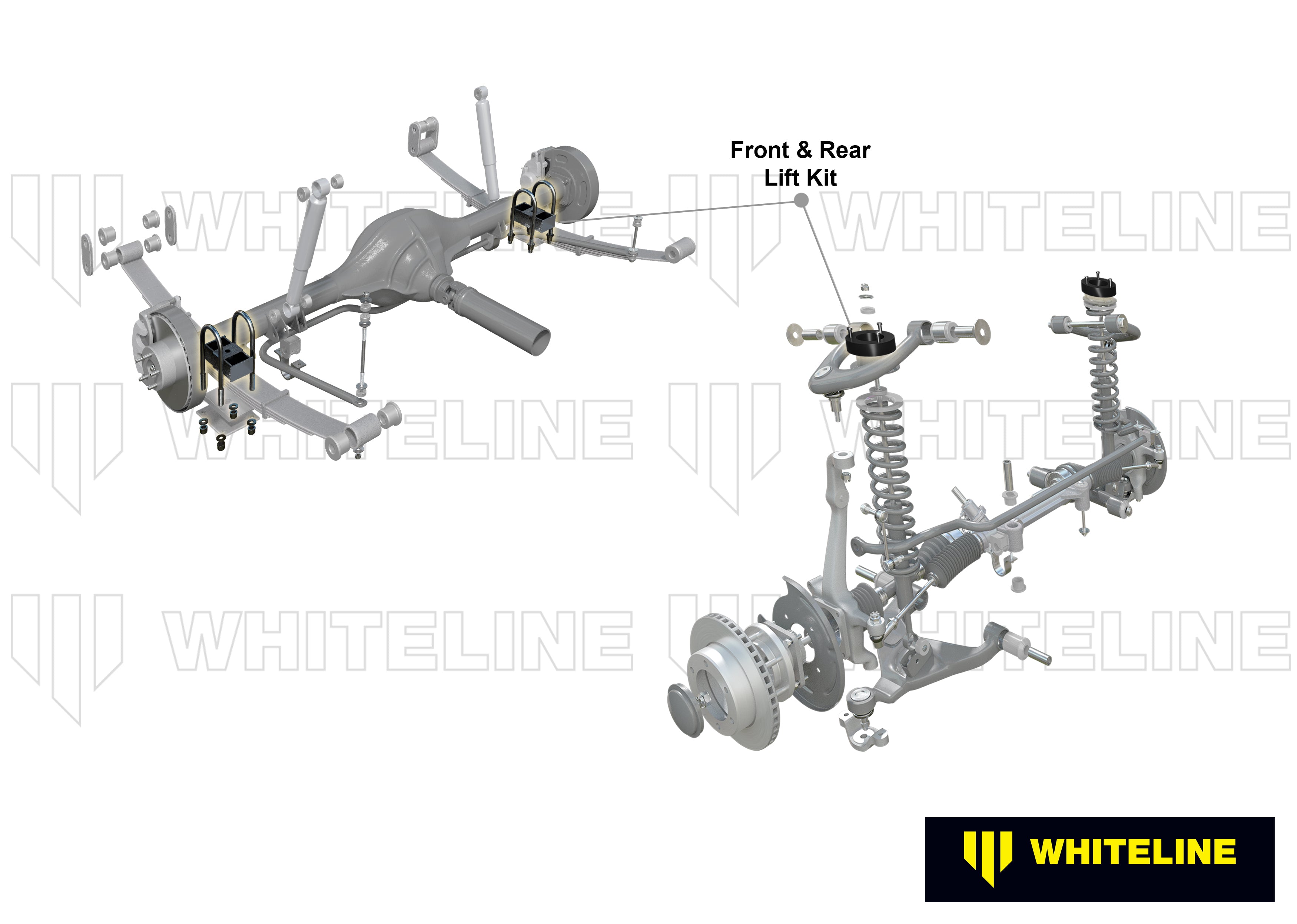 Lift kit Whiteline pentru Ford Ranger / Mazda Bt-50 - KLK001