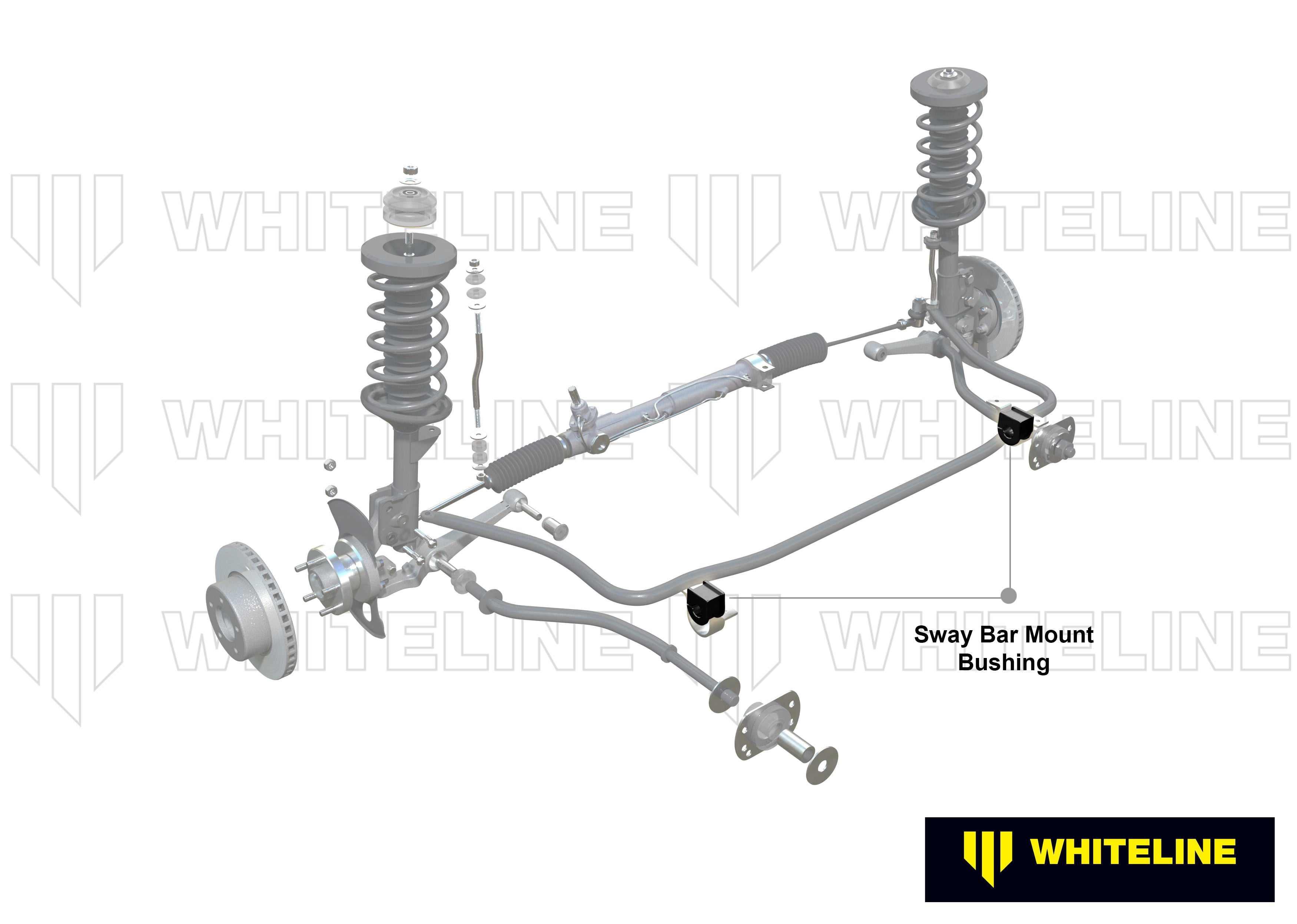 Set bucsi suport bara stabilizatoare 27mm Whiteline pentru Nissan Skyline - KSK026-27