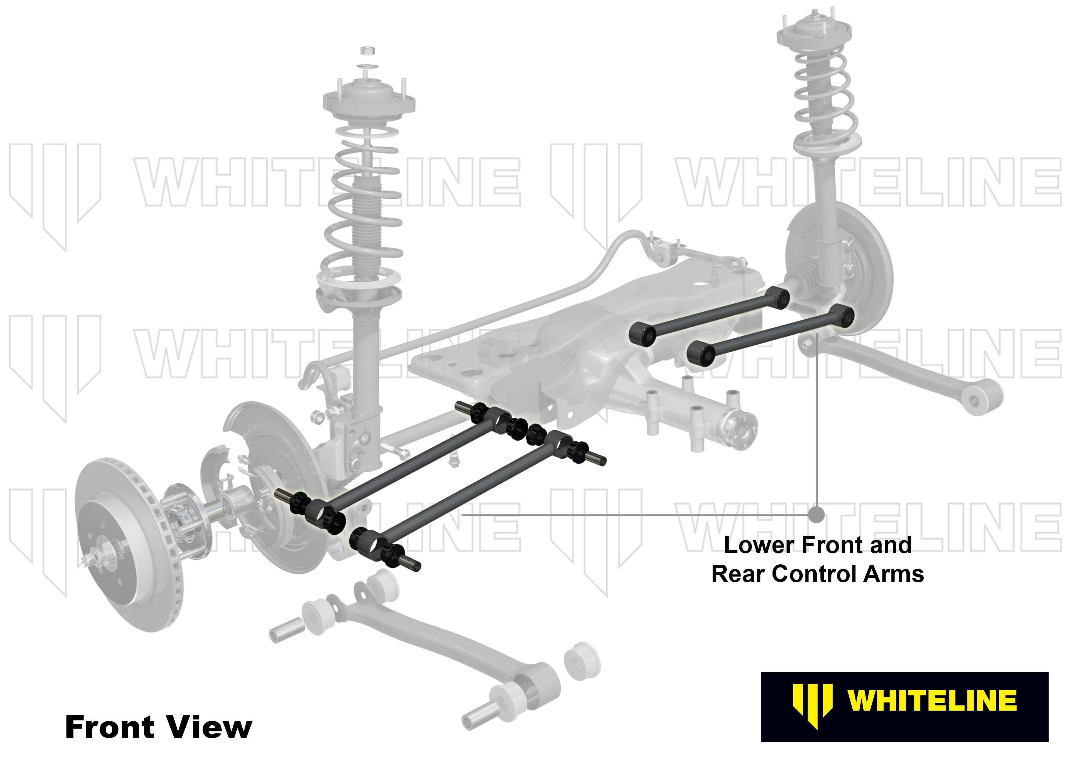 Brat suspensie inferior front and rear brat complet Whiteline pentru Subaru Forester - KTA109