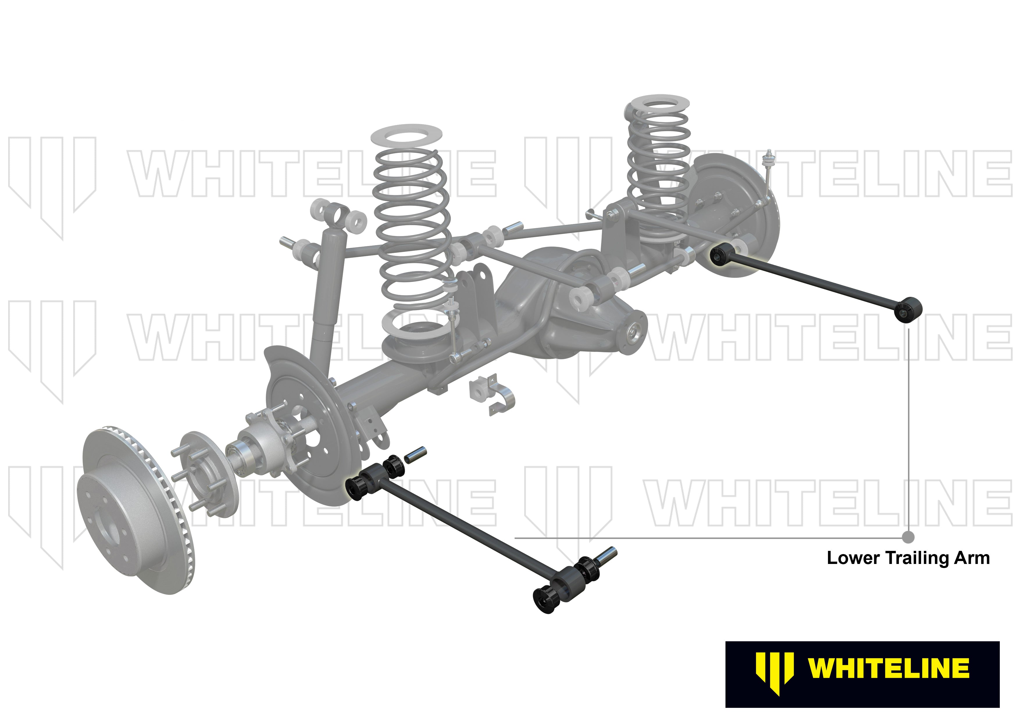 Brat longitudinal inferior complet Whiteline pentru Jeep Wrangler - KTA192