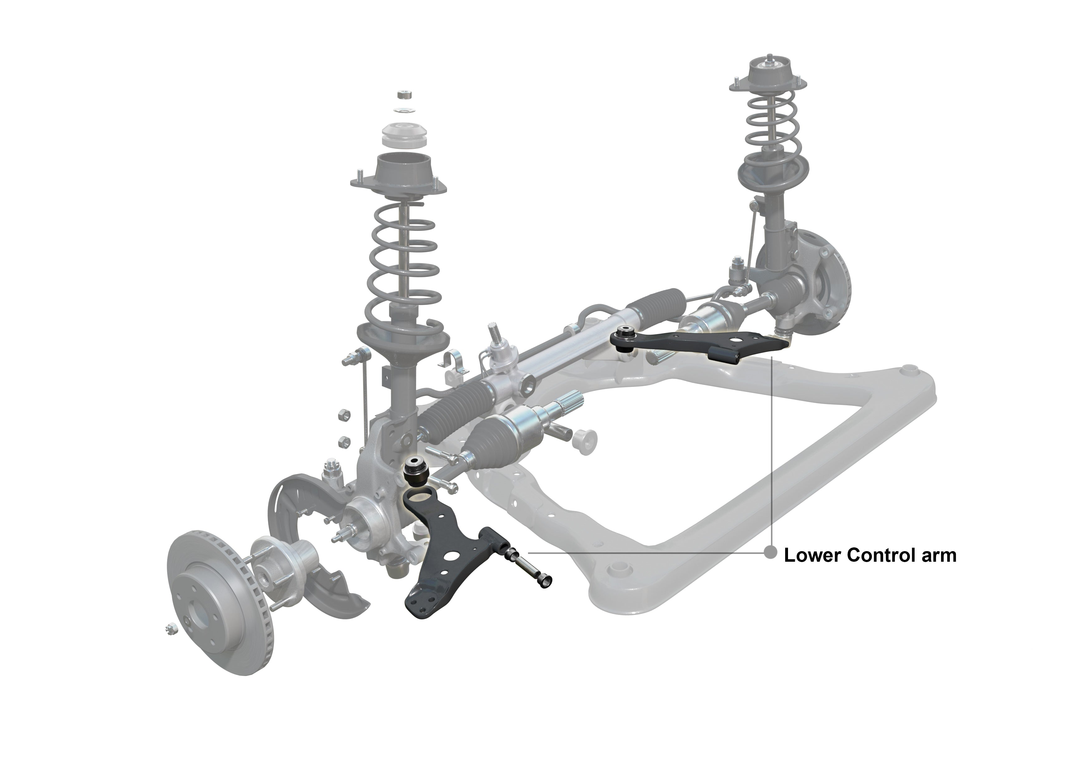 Brat suspensie inferior complet Whiteline pentru Subaru Exiga - KTA360