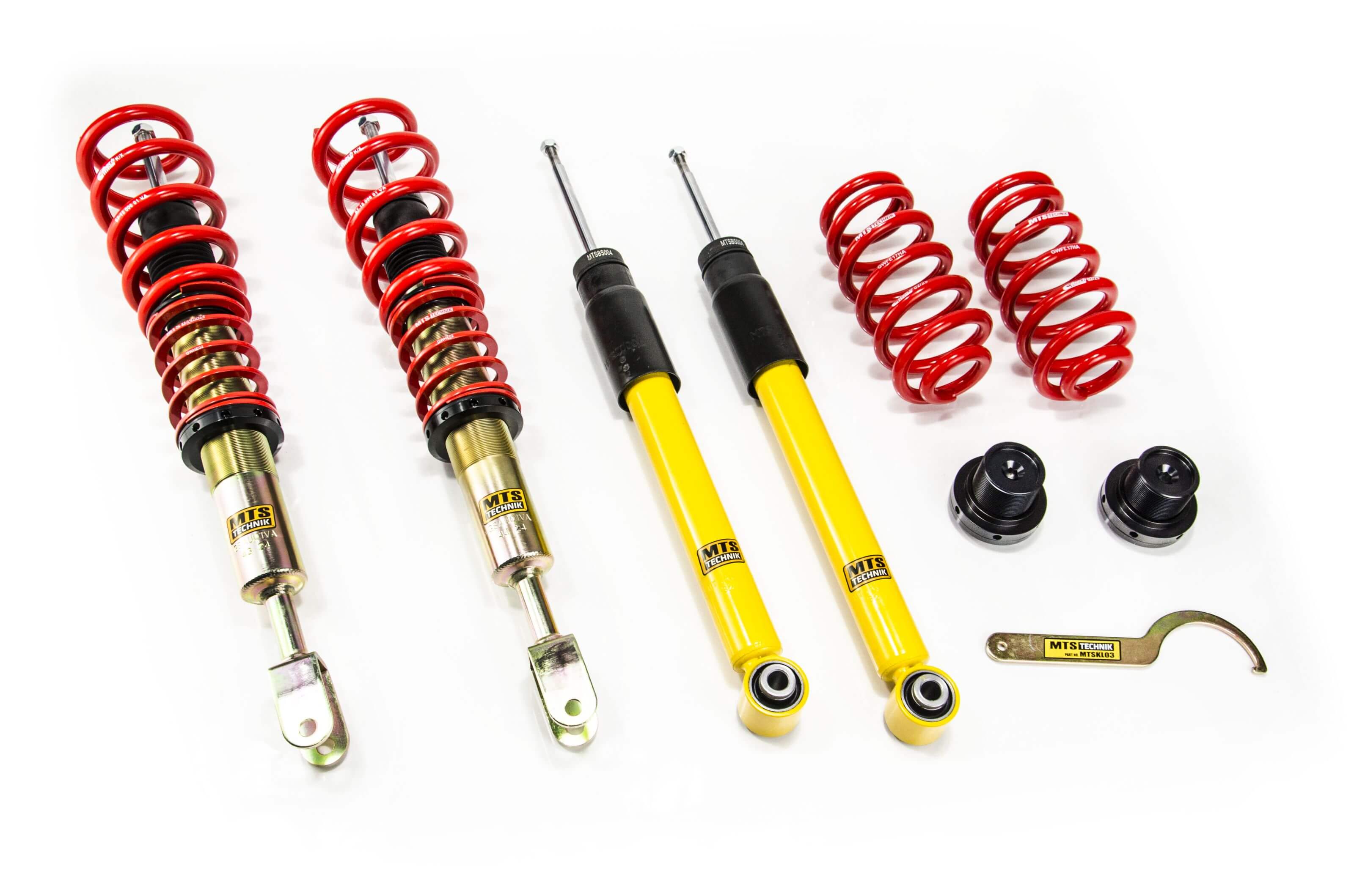 Suspensie Reglabila Coilover MTS Technik Street pentru Audi A4 B6 (8E), A4 B6 Avant (8E) / Seat EXEO (3R), EXEO ST (3R) si altele - MTSGWAU03