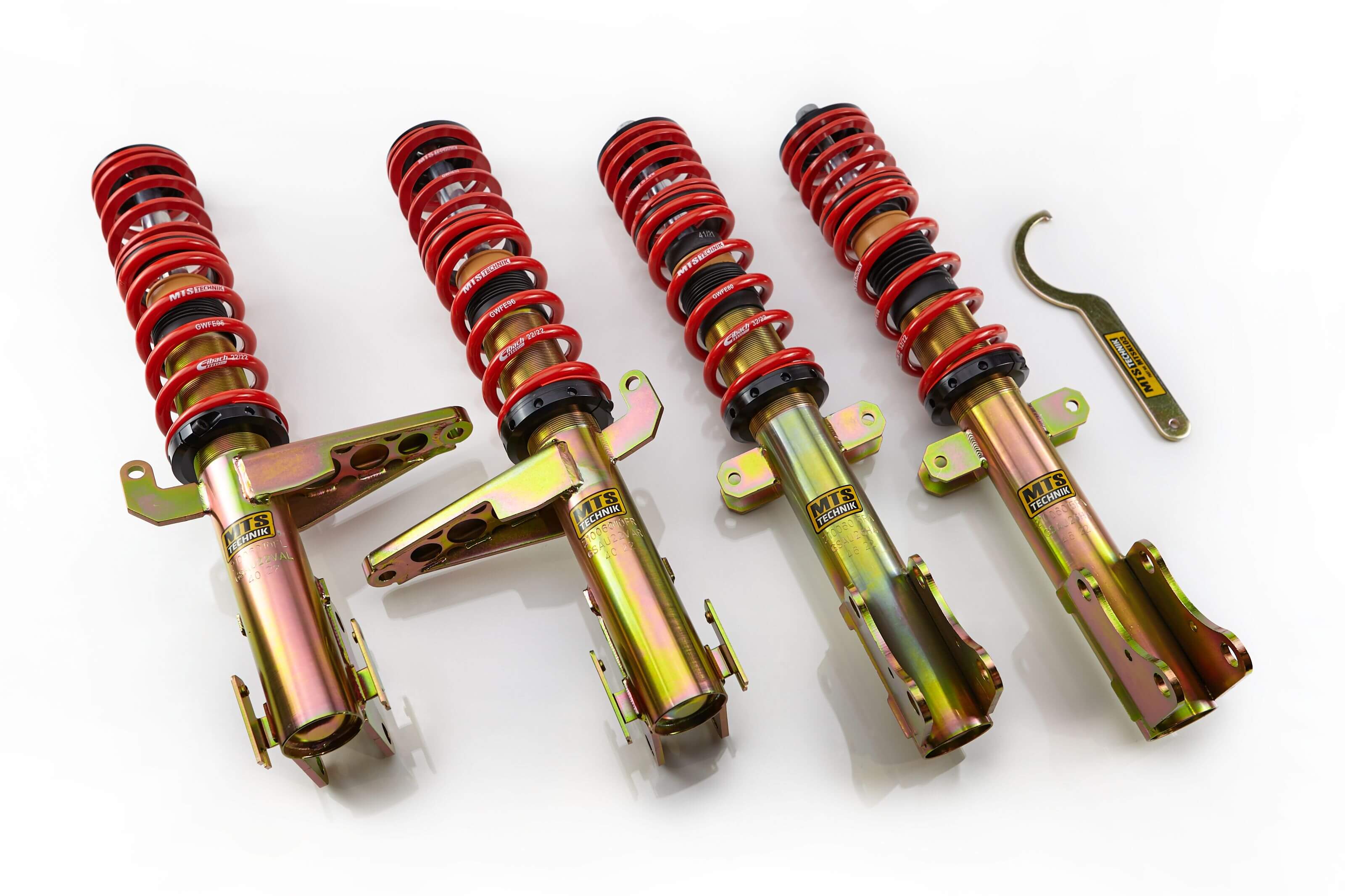 Suspensie Reglabila Coilover MTS Technik Street pentru Audi 80 B3 Saloon (89/8A), 90 B3 (89/8A) si altele - MTSGWAU32