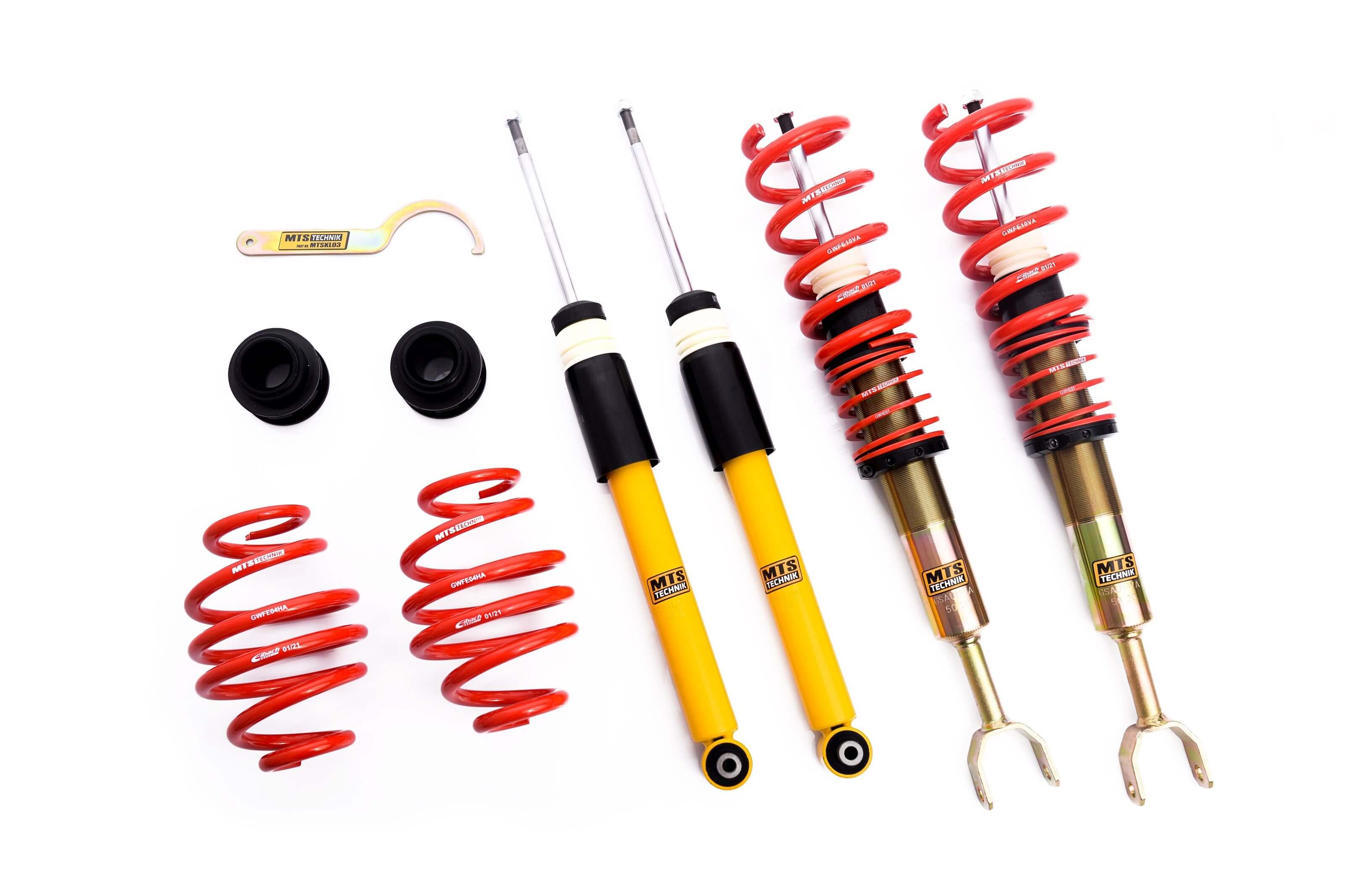Suspensie Reglabila Coilover MTS Technik Street pentru Audi A6 C5 (4B), A6 C5 Avant (4B) / Skoda SUPERB I (3U) si altele - MTSGWAU38