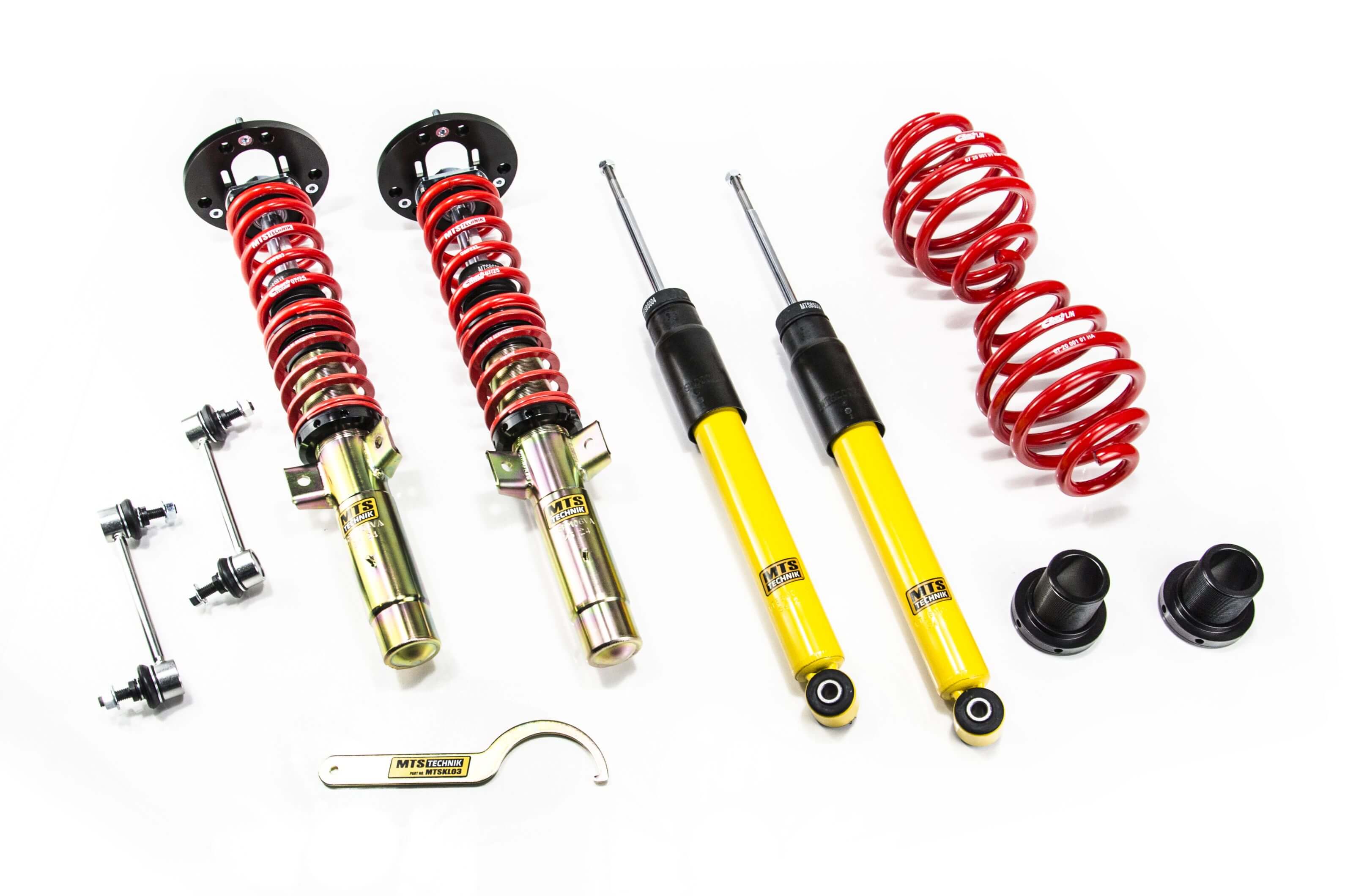 Suspensie Reglabila Coilover MTS Technik Comfort pentru BMW 3 (E46), 3 Compact (E46) si altele - MTSGWBM118-C