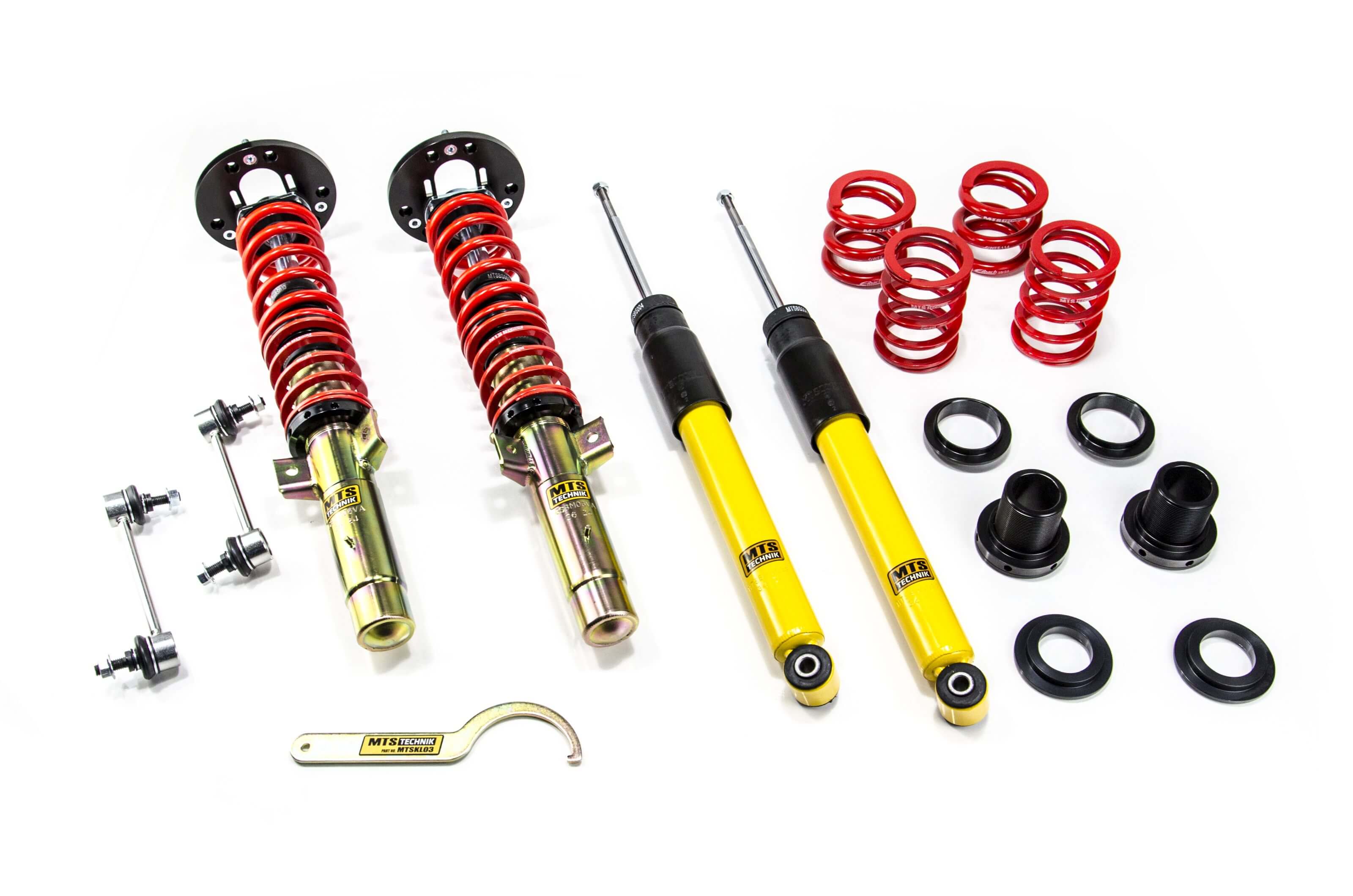 Suspensie Reglabila Coilover MTS Technik Stance pentru BMW 3 (E46), 3 Compact (E46) si altele - MTSGWBM118-S