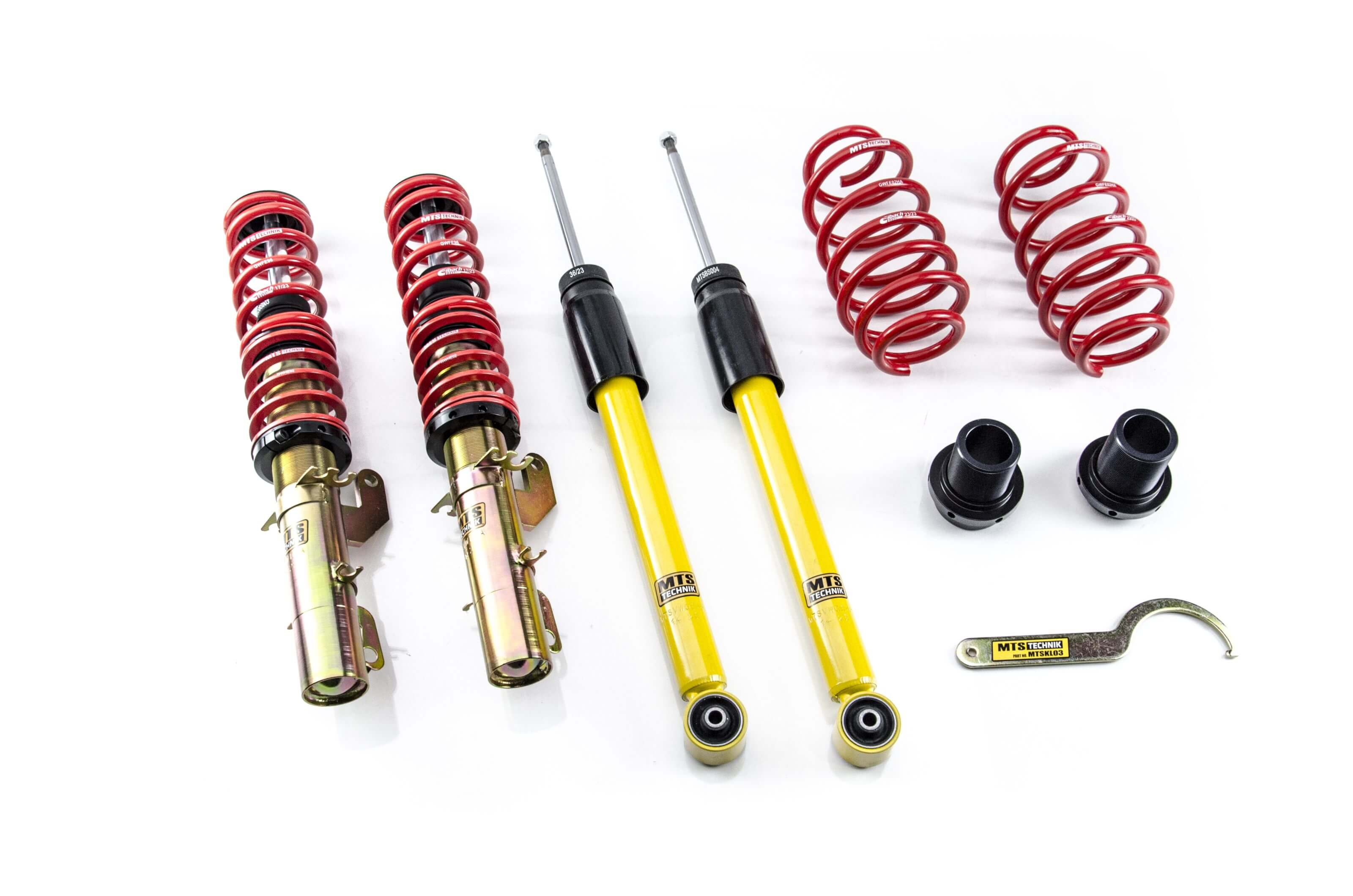 Suspensie Reglabila Coilover MTS Technik Comfort pentru Audi A3 (8L), TT (8N) / Seat LEON (1M), TOLEDO II (1M) si altele - MTSGWVW10-C