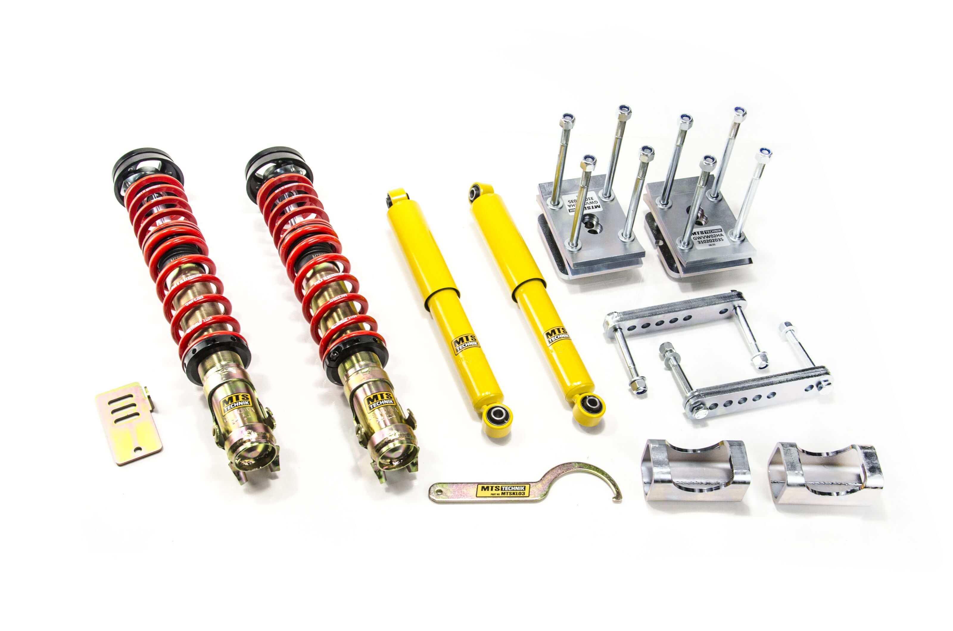Suspensie Reglabila Coilover MTS Technik Street pentru Seat INCA (6K) / Volkswagen CADDY II Box Body/MPV (9K9A) - MTSGWVW105