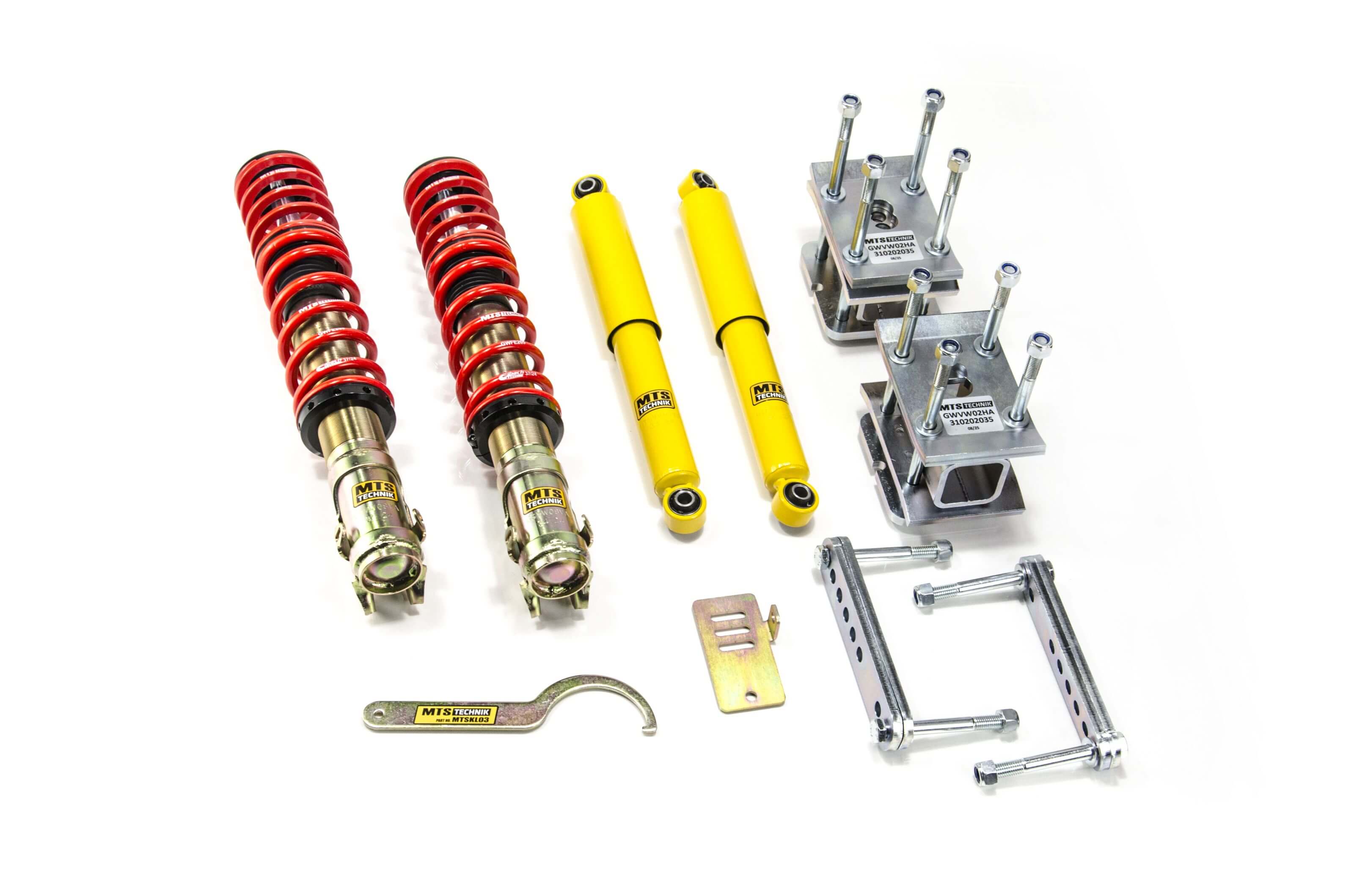 Suspensie Reglabila Coilover MTS Technik Street pentru Seat INCA (6K) / Volkswagen CADDY II Box Body/MPV (9K9A) - MTSGWVW58