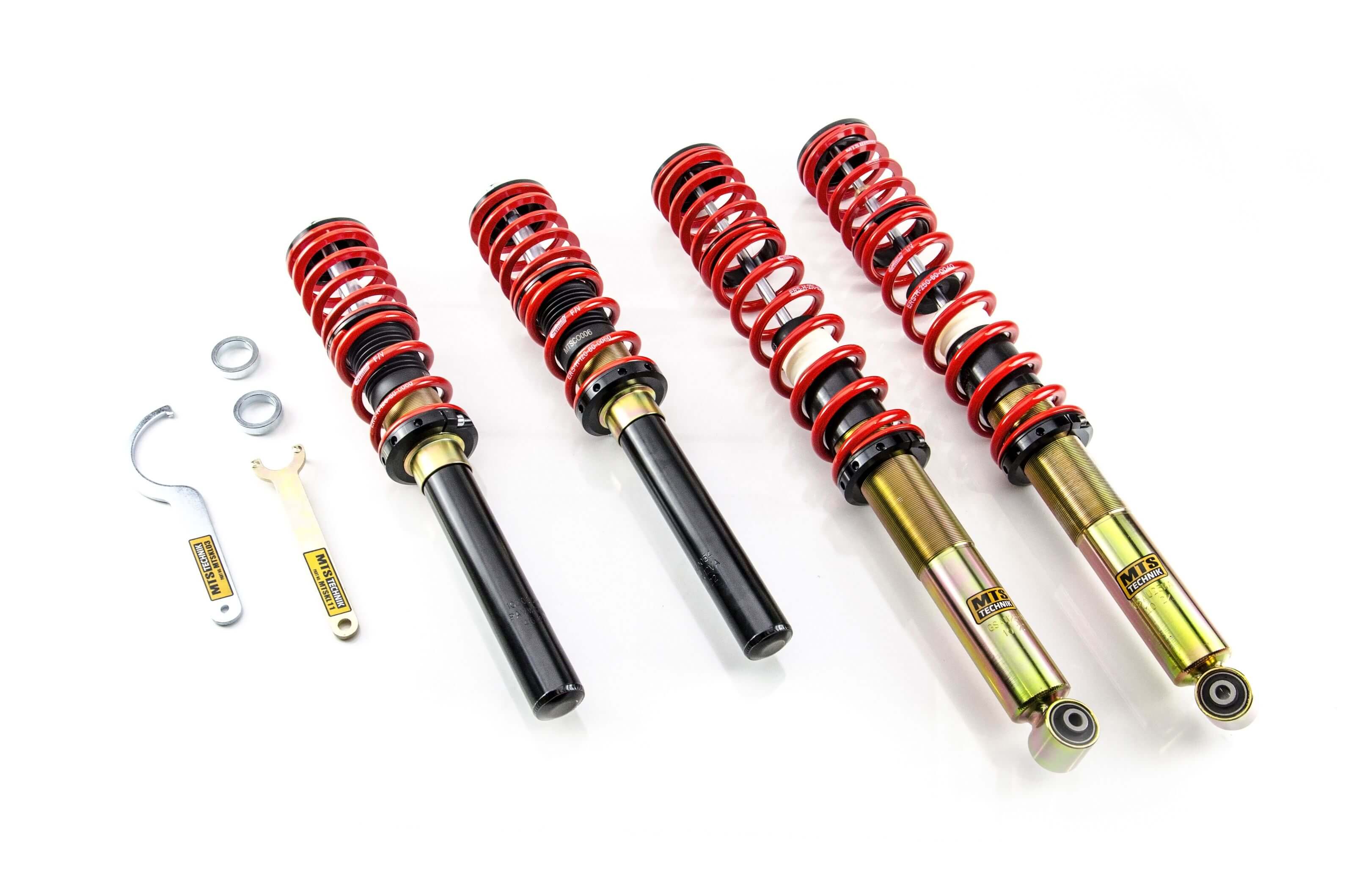 Suspensie Reglabila Coilover MTS Technik Comfort pentru Audi 80 B2 Saloon (81/85), 90 B2 (81/85) / Volkswagen PASSAT B2 Saloon (32B), PASSAT B2 Variant (33B) si altele - MTSGWVW68-C