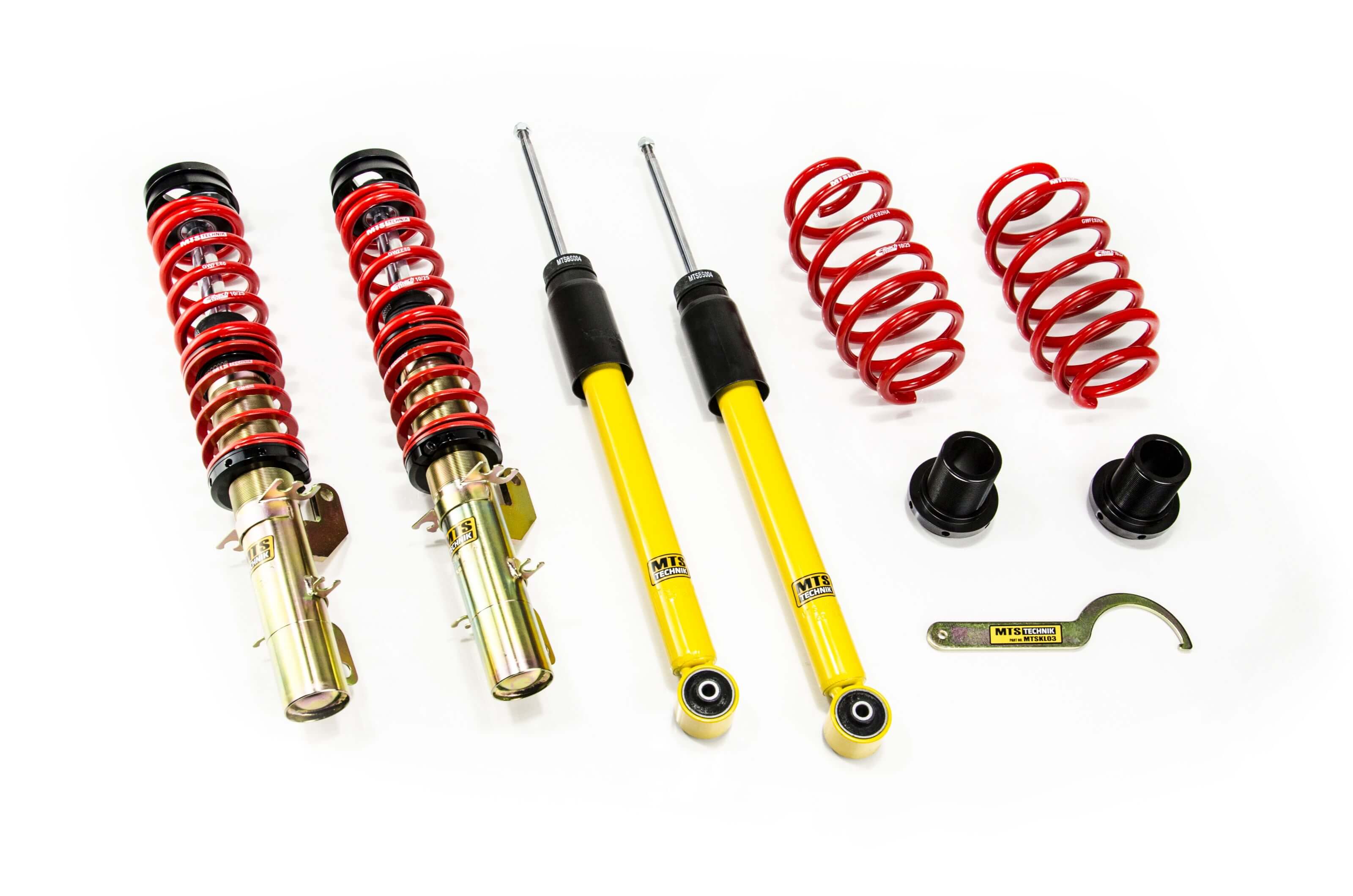 Suspensie Reglabila Coilover MTS Technik Comfort pentru Audi A3 (8L), TT (8N) / Seat LEON (1M), TOLEDO II (1M) si altele - MTSGWVW87-C