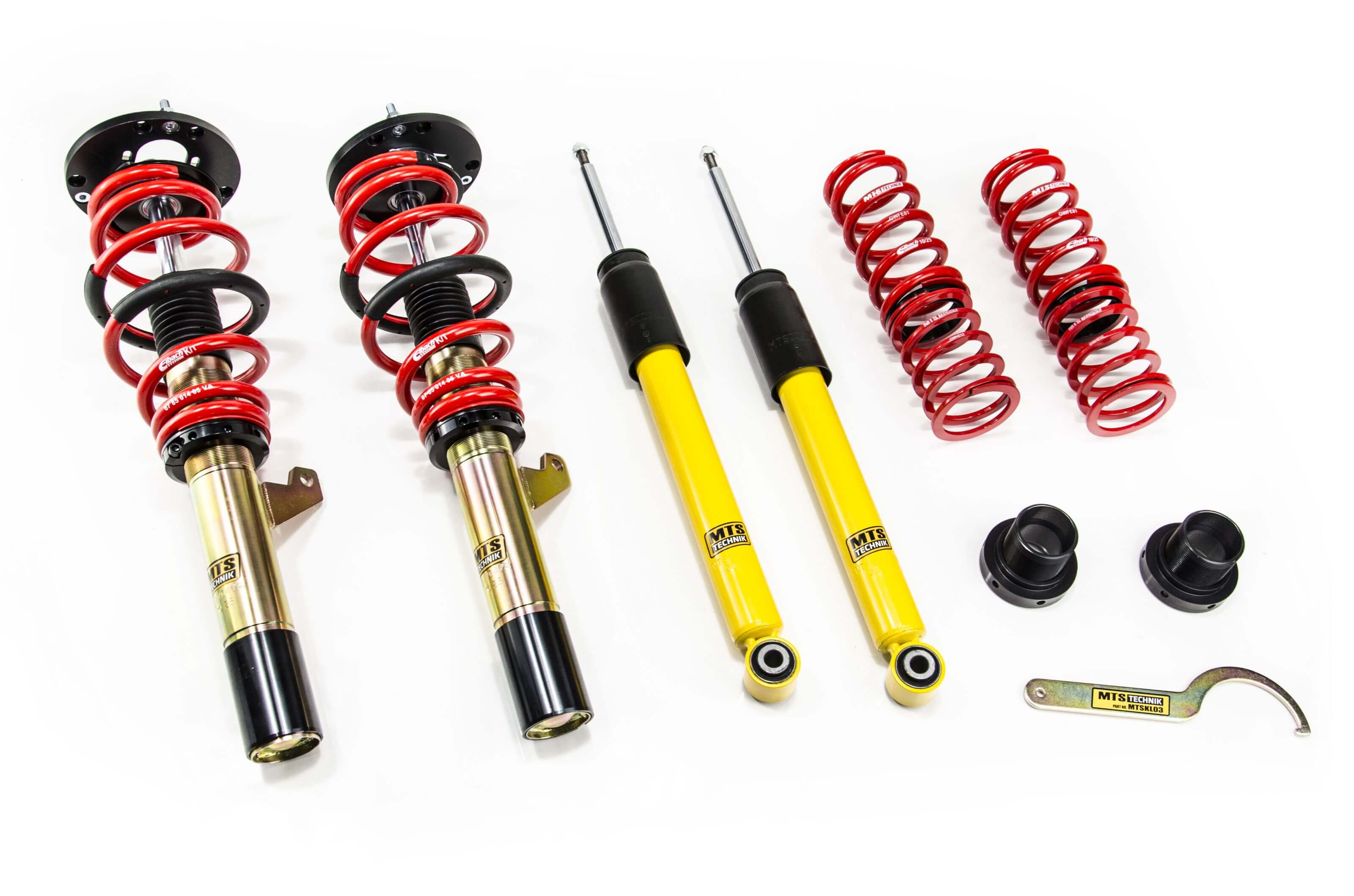 Suspensie Reglabila Coilover MTS Technik Stance pentru Audi A3 (8P), A3 Convertible (8P) / Seat ALTEA (5P), ALTEA XL (5P) si altele - MTSGWVW92-S