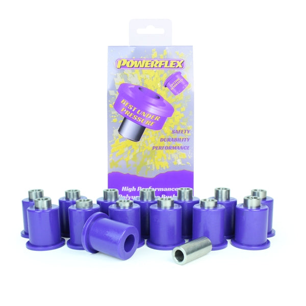 Bucse poliuretan Powerflex brat fata si spate - Lotus 340R, Elise 111 / S1 / S2 / S3, Exige S1 / S2, Tesla Roadster, Opel Speedster - Mov (14 buc)