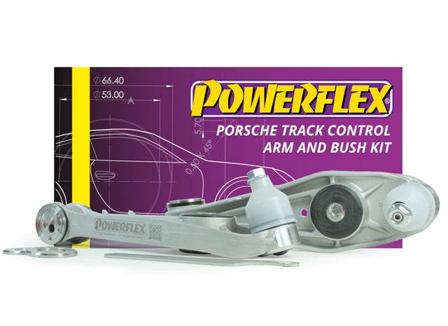 Bucsa poliuretan Powerflex brat de directie (reglabila, kit) (Mov) - Porsche 997 (997), Boxster (986, 987)