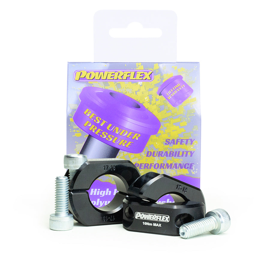 Colier sustinere bara stabilizatoare Powerflex, diametru 17-18mm