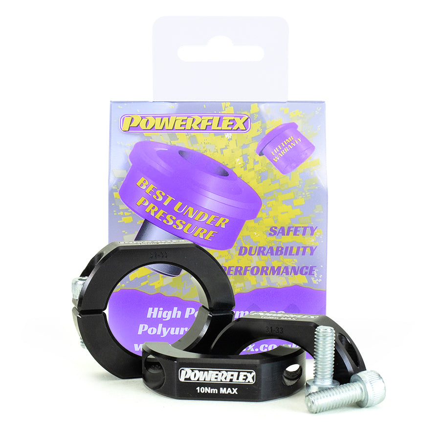 Colier sustinere bara stabilizatoare Powerflex, diametru 31-33mm