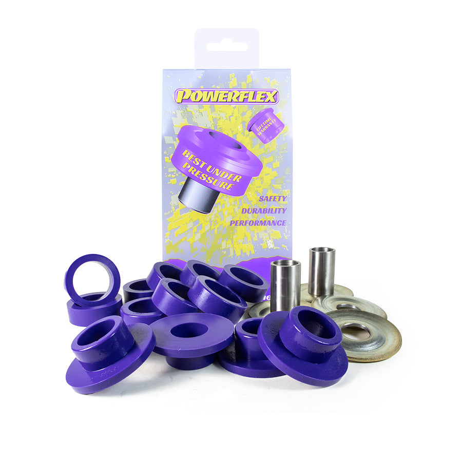 Bucse poliuretan Powerflex brat inferior fata, prindere spate - Alfa Romeo 147 937 - Mov (2 buc)