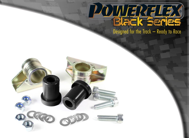 Bucse poliuretan Powerflex brat fata, prindere spate - Citroen AX Phase 1/2, Saxo Phase 1/2, Peugeot 106 Phase 1/2 - Negru (2 buc)