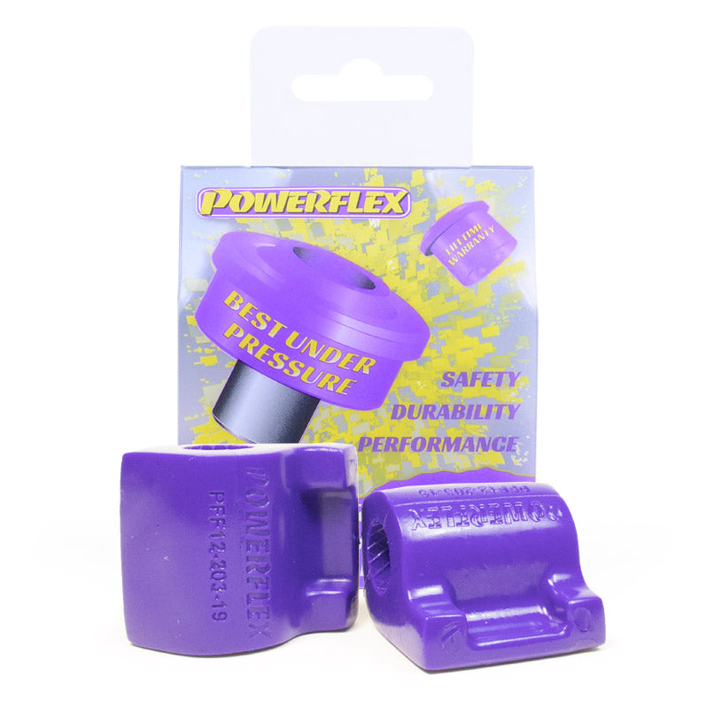 Bucse poliuretan Powerflex bara stabilizatoare fata 19mm - Citroen C2 Phase 1/2, C3 FC/FN - Mov (2 buc)
