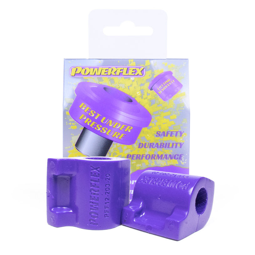 Bucse poliuretan Powerflex bara stabilizatoare fata 20mm - Citroen C2 Phase 1/2, C3 FC/FN - Mov (2 buc)