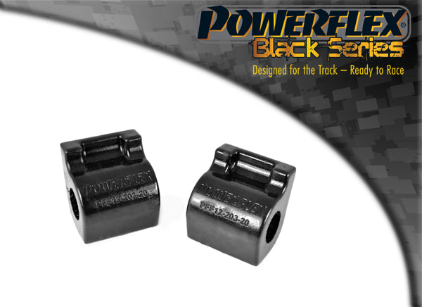 Bucse poliuretan Powerflex bara stabilizatoare fata 20mm - Citroen C2 Phase 1/2, C3 FC/FN - Negru (2 buc)