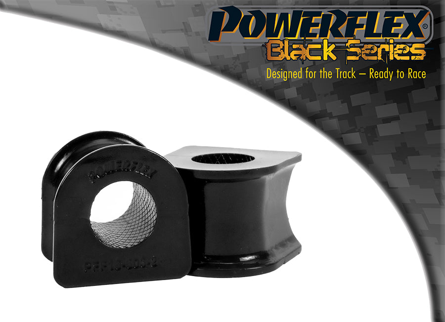 Bucse poliuretan Powerflex bara stabilizatoare fata 21mm (la sasiu) - Fiat Punto 188, Lancia Delta 836 - Negru (2 buc)