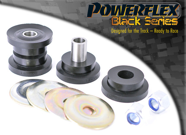 Bucse poliuretan Powerflex brat inferior fata, capat exterior - Ford Sierra MK1 / MK2 - Negru (2 buc)
