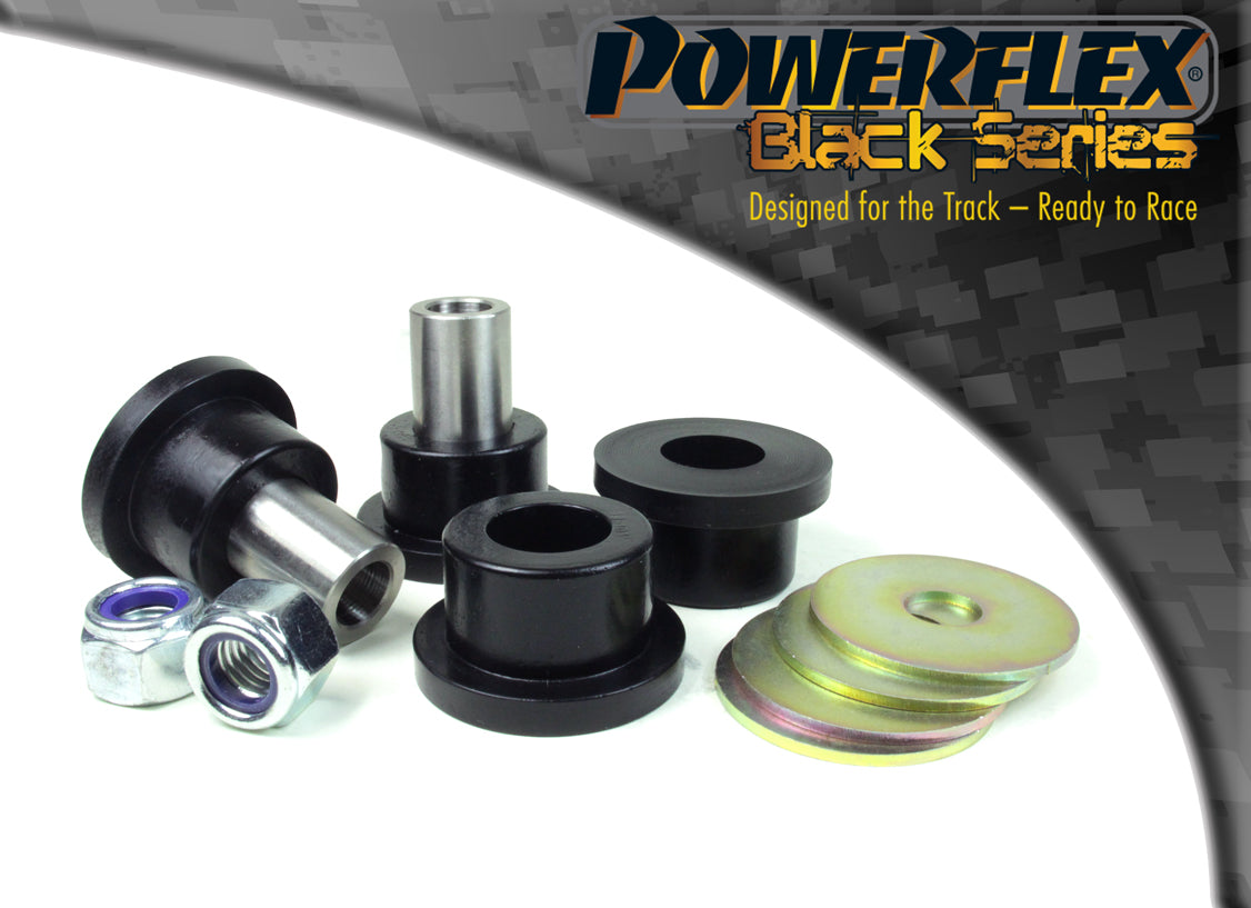 Bucse poliuretan Powerflex brat inferior fata, capat interior - Ford Sierra MK1 / MK2 - Negru (2 buc)