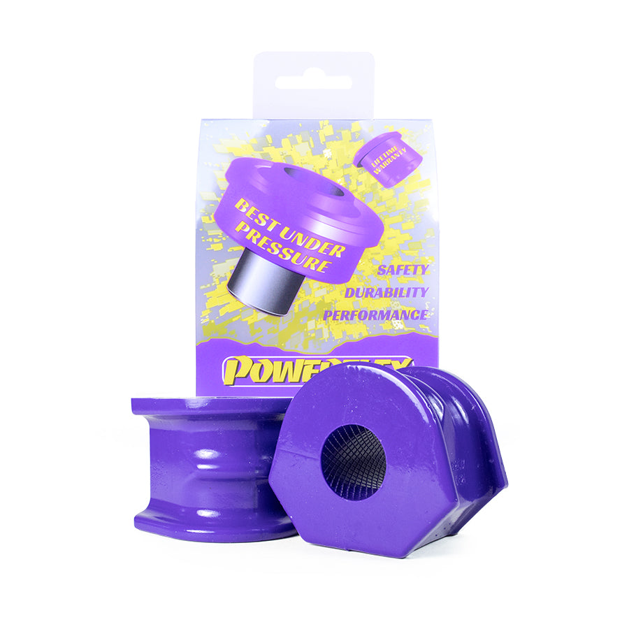 Bucse poliuretan Powerflex suport bara stabilizatoare fata 24mm - Ford Sierra MK1 / MK2 - Mov (2 buc)