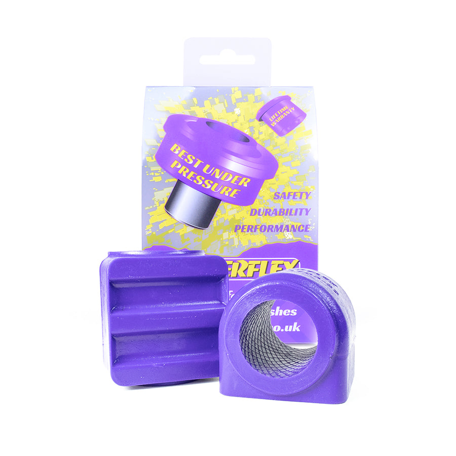 Bucse poliuretan Powerflex bara stabilizatoare fata 32mm - Ford Mustang S550 - Mov (2 buc)