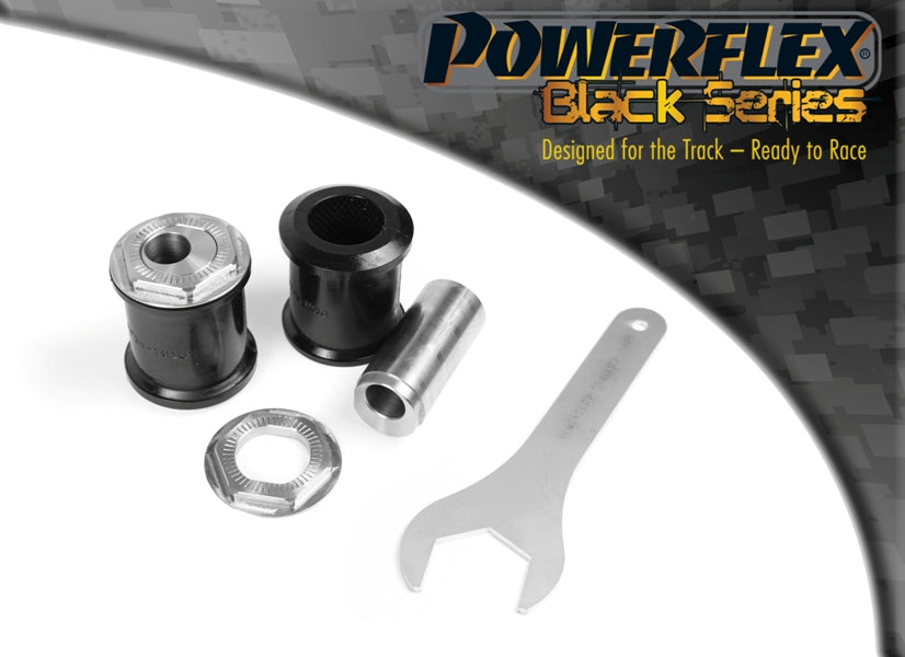 Bucsa poliuretan Powerflex fata brat fata (camber reglabil) (Negru) - Ford Fiesta
