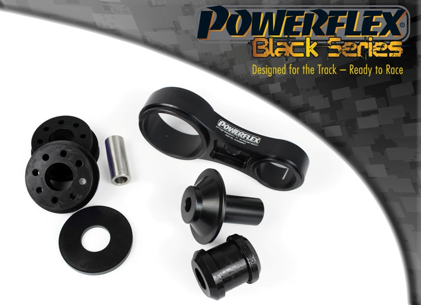 Bucsa poliuretan Powerflex suport tampon anti-torsiune inferior (track) (Negru) - Ford Fiesta