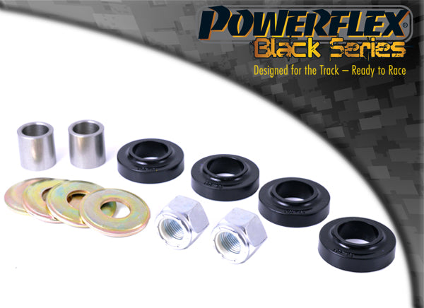 Bucsa poliuretan Powerflex brat de directie fata exterioara (Negru) - Ford Escort