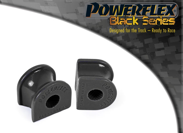 Bucsa poliuretan Powerflex bara stabilizatoare fata 15mm (Negru) - Ford Fiesta