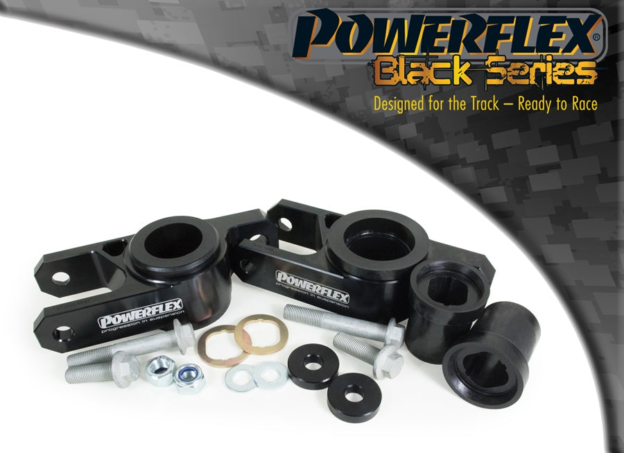 Bucse poliuretan Powerflex brat fata, prindere spate (cu caster deplasat, anti-ridicare) - Honda Civic FK8 - Negru (2 buc)
