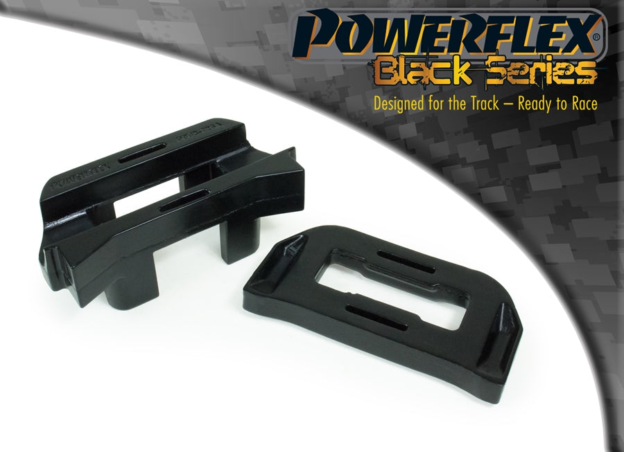 Insertie poliuretan Powerflex suport tampon transmisie (Negru) - Audi A4/S4/RS4/A6, Porsche Macan