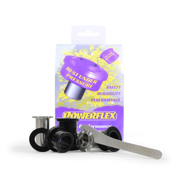 Bucse poliuretan Powerflex brat fata, prindere fata (reglabila pe camber) - Mitsubishi Lancer Evo 10 - Mov (2 buc)