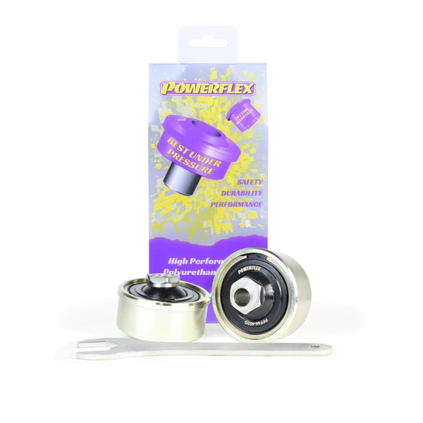 Bucse poliuretan Powerflex brat fata, prindere spate (reglabila pe caster) - Mitsubishi Lancer Evo 10 - Mov (2 buc)