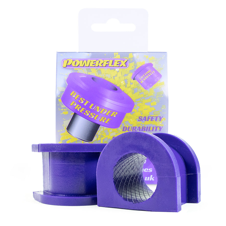 Bucse poliuretan Powerflex bara stabilizatoare fata 27mm (la sasiu) - Mitsubishi Lancer Evo 10 - Mov (2 buc)