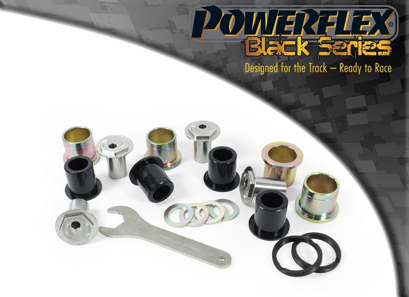 Bucsa poliuretan Powerflex brat fata superior (camber reglabil) (Negru) - BMW X5/X5 M/X6 M
