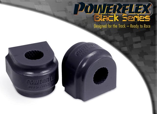 Bucsa poliuretan Powerflex bara stabilizatoare fata 22.5mm (Negru) - BMW Seria 1/Seria 2/Seria 3/Seria 4