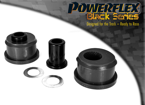 Bucsa poliuretan Powerflex spate brat fata inferior (offset caster) (Negru) - BMW Seria 3