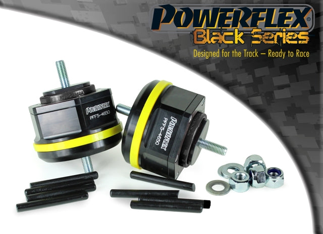 Bucsa poliuretan Powerflex suport tampon motor (Negru) - BMW Seria 3/Z4/Z4 M